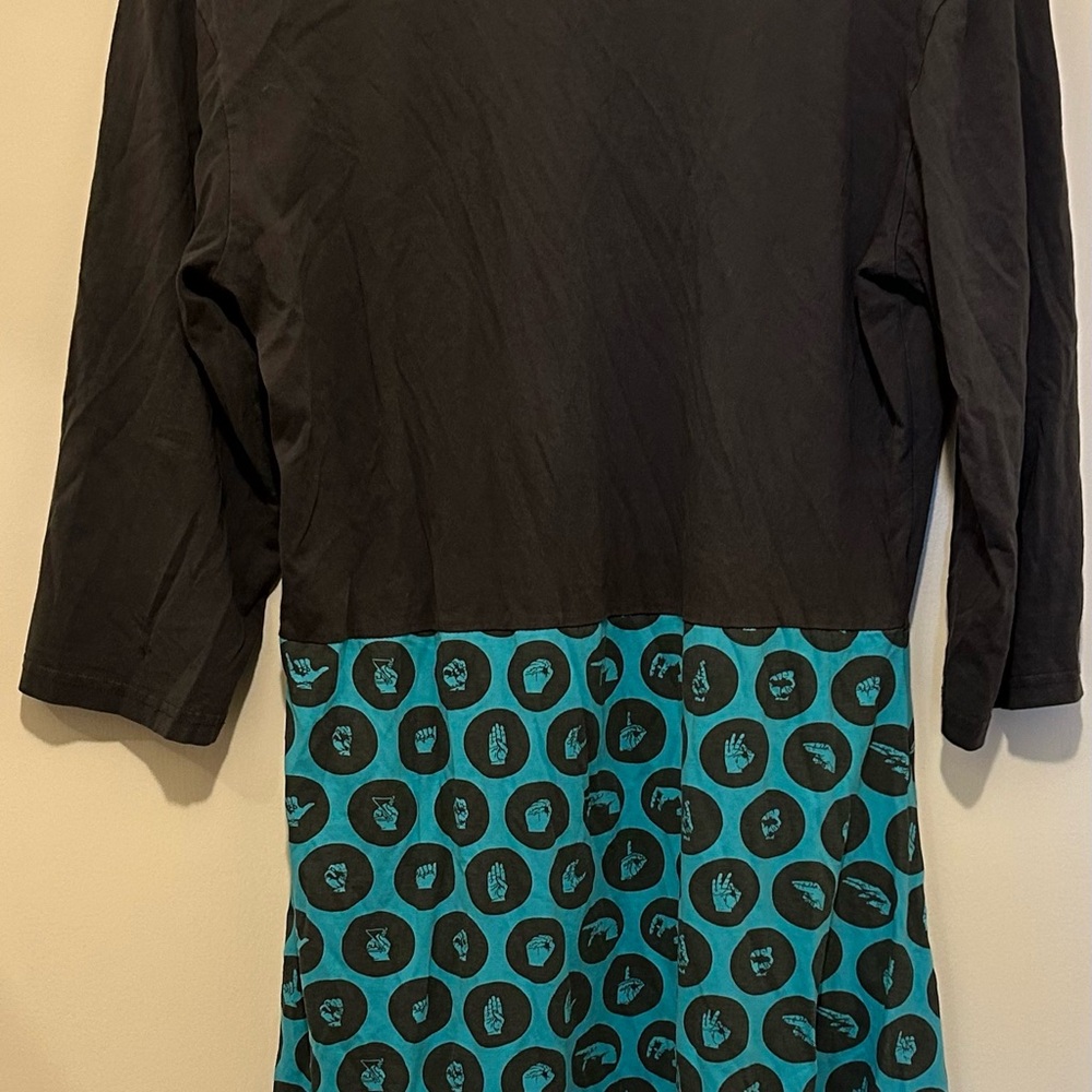 Svaha - Patterned Dress - Sign Language Collection - Womens Large - Picture 4 of 4